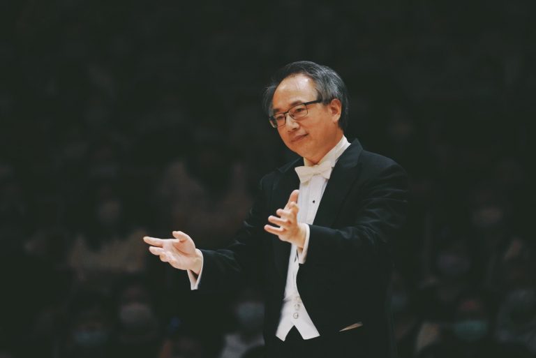 呂紹嘉與馬勒第九(國家交響樂團提供/攝影鄭達敬)